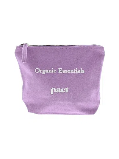 Pre-owned Pact Makeup Bag In Purple