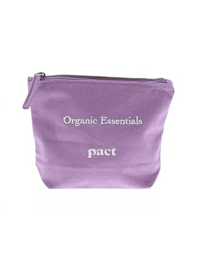 Pre-owned Pact Makeup Bag In Purple