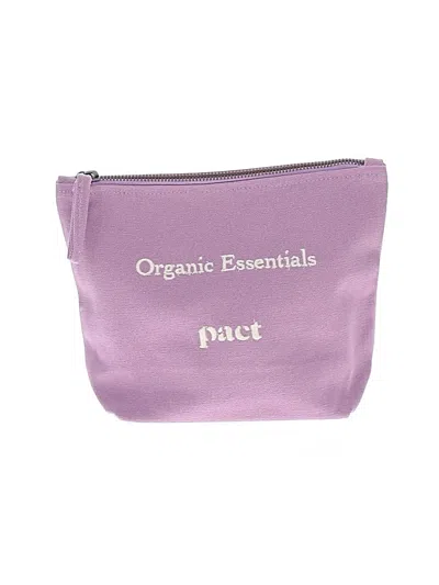 Pre-owned Pact Makeup Bag In Purple