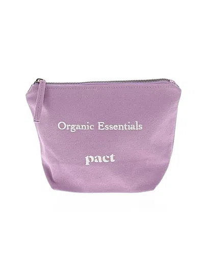 Pre-owned Pact Makeup Bag In Purple