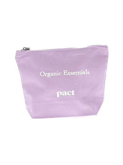 Pre-owned Pact Makeup Bag In Purple