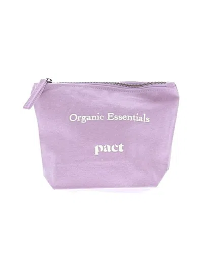 Pre-owned Pact Makeup Bag In Purple