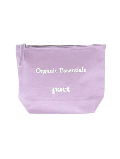 Pre-owned Pact Makeup Bag In Purple