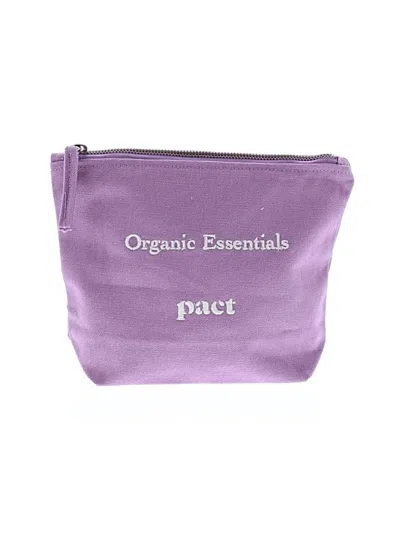 Pre-owned Pact Makeup Bag In Purple