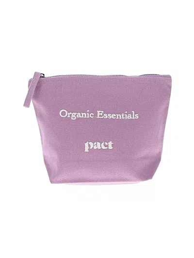 Pre-owned Pact Makeup Bag In Purple