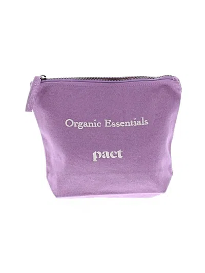 Pre-owned Pact Makeup Bag In Purple