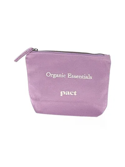 Pre-owned Pact Makeup Bag In Purple