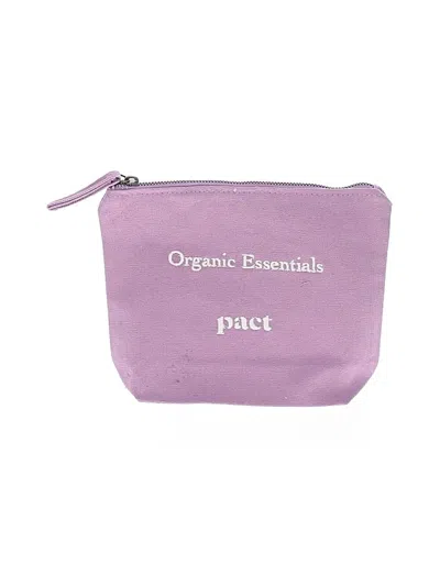 Pre-owned Pact Makeup Bag In Purple