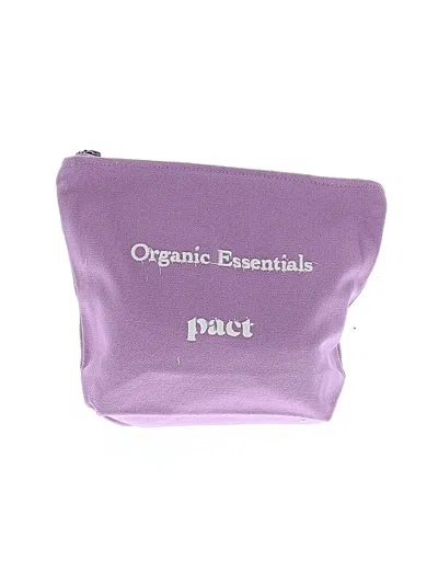 Pre-owned Pact Makeup Bag In Purple