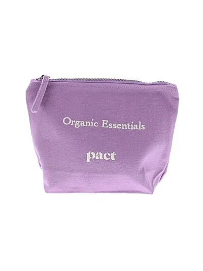 Pre-owned Pact Makeup Bag In Purple