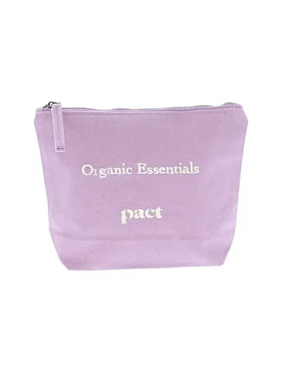 Pre-owned Pact Makeup Bag In Purple