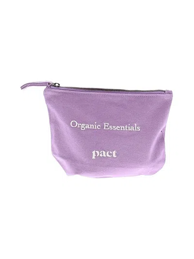 Pre-owned Pact Makeup Bag In Purple