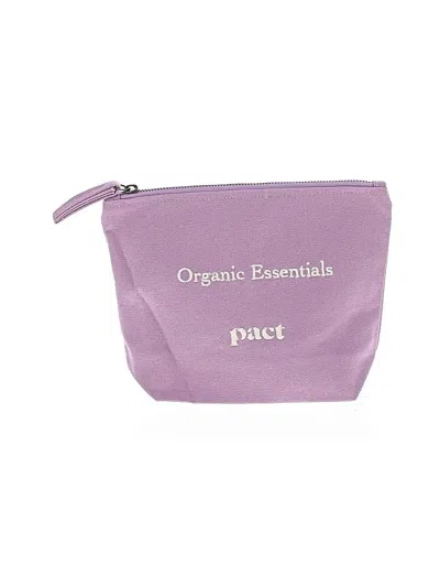 Pre-owned Pact Makeup Bag In Purple