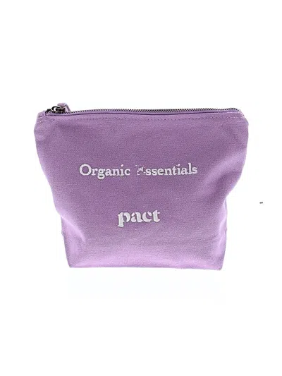 Pre-owned Pact Makeup Bag In Purple