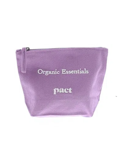 Pre-owned Pact Makeup Bag In Purple