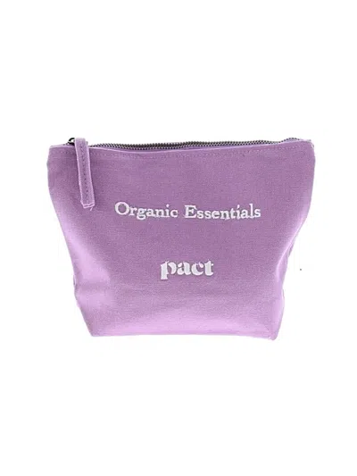 Pre-owned Pact Makeup Bag In Purple