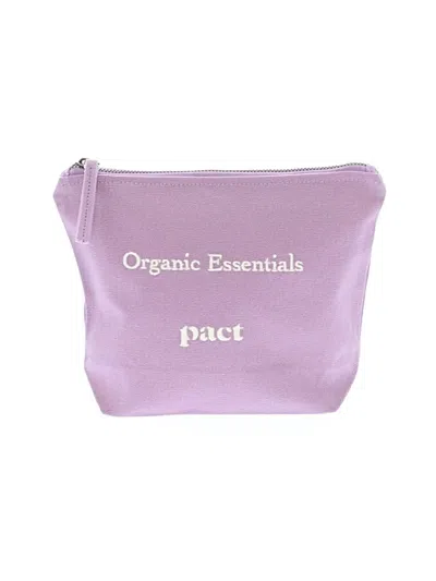 Pre-owned Pact Makeup Bag In Purple