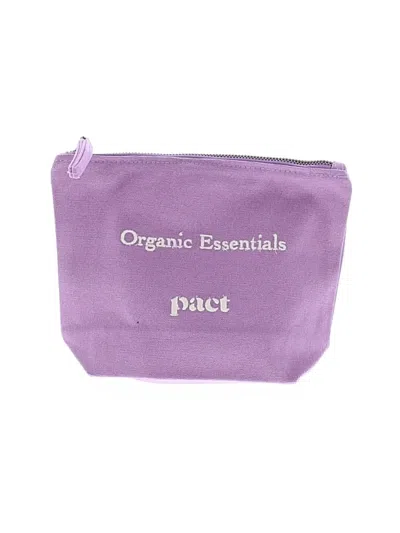 Pre-owned Pact Makeup Bag In Purple