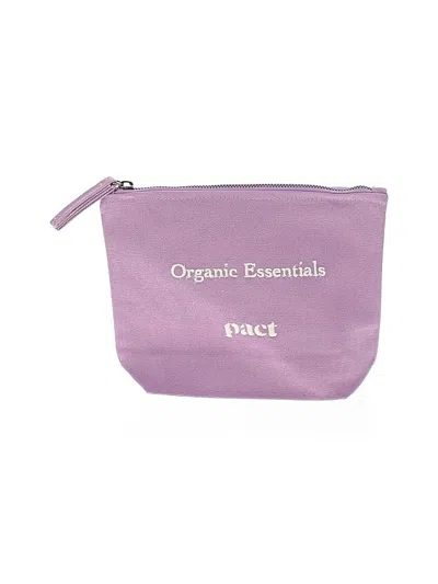 Pre-owned Pact Makeup Bag In Purple