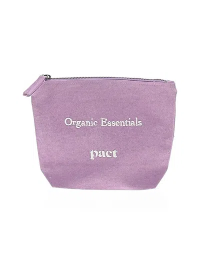 Pre-owned Pact Makeup Bag In Purple