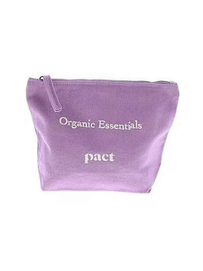 Pre-owned Pact Makeup Bag In Purple