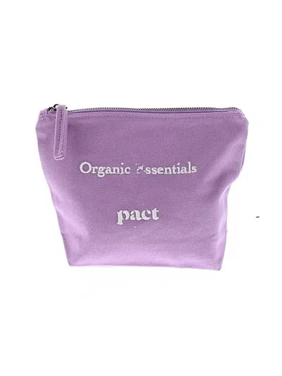 Pre-owned Pact Makeup Bag In Purple