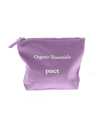Pre-owned Pact Makeup Bag In Purple