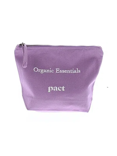 Pre-owned Pact Makeup Bag In Purple