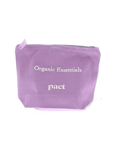 Pre-owned Pact Makeup Bag In Purple