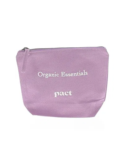 Pre-owned Pact Makeup Bag In Purple