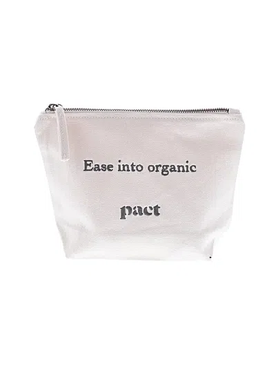 Pre-owned Pact Makeup Bag In Silver