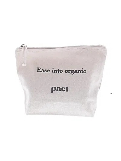 Pre-owned Pact Makeup Bag In Silver