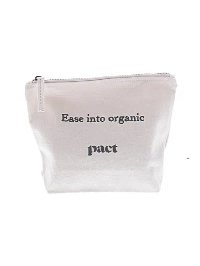 Pre-owned Pact Makeup Bag In Silver