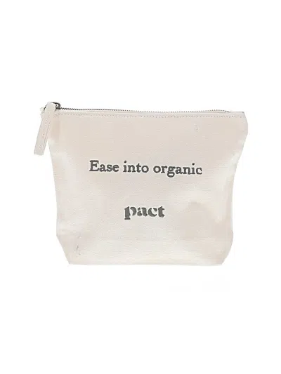 Pre-owned Pact Makeup Bag In Tan