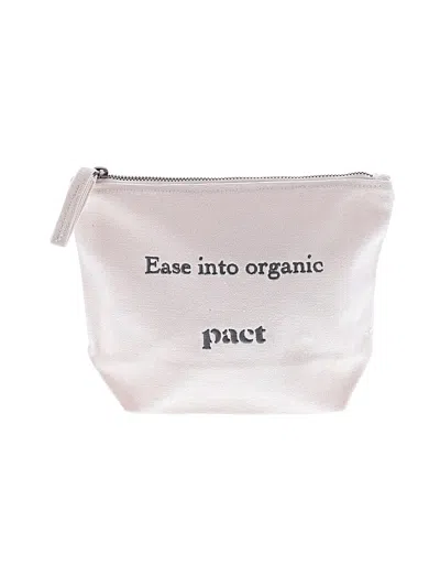 Pre-owned Pact Makeup Bag In White