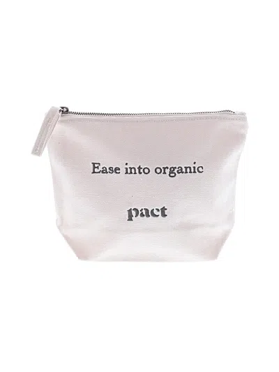 Pre-owned Pact Makeup Bag In White