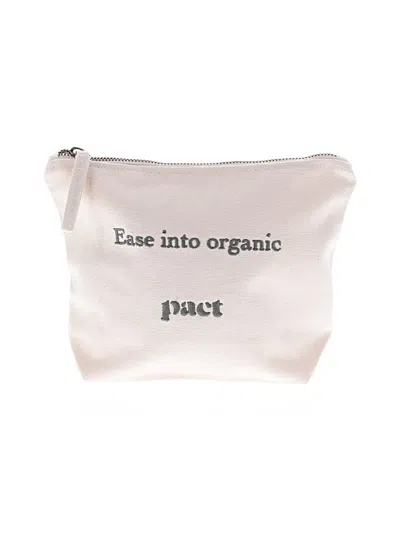 Pre-owned Pact Makeup Bag In White