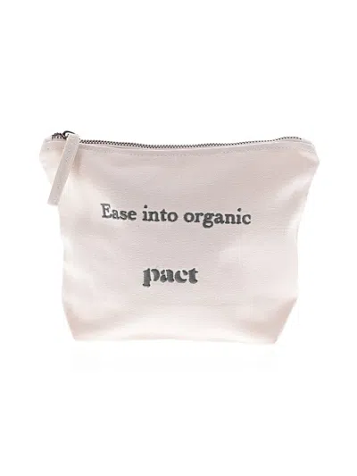 Pre-owned Pact Makeup Bag In White
