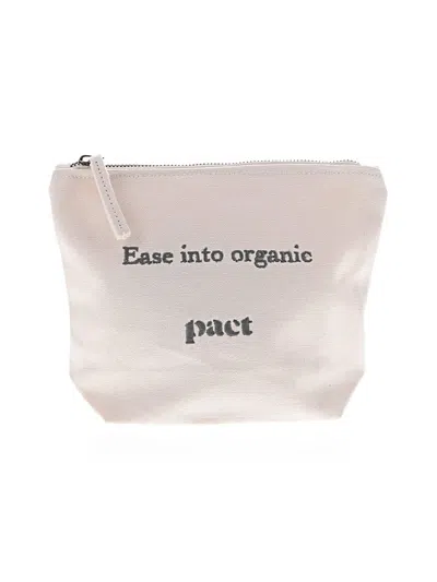 Pre-owned Pact Makeup Bag In White