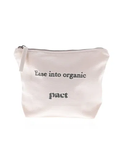 Pre-owned Pact Makeup Bag In White