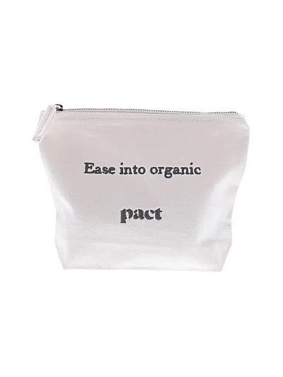 Pre-owned Pact Makeup Bag In White