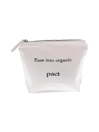 Pre-owned Pact Makeup Bag In White