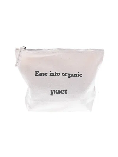 Pre-owned Pact Makeup Bag In White