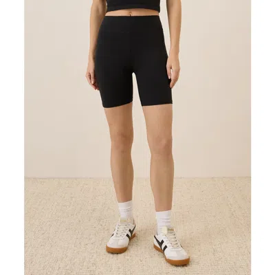 Pact On The Go-to Bike Short Made With Organic Cotton In Black