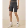 Pact On The Go-to Bike Short Made With Organic Cotton In Charcoal Heather