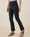 Pact On The Go-to Cropped Bootcut Legging Made With Organic Cotton In Midnight Blue