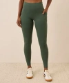 Pact On The Go-to Pocket Legging Made With Organic Cotton In Green