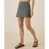 Pact On The Go-to Pocket Skort Made With Organic Cotton In Castor Grey
