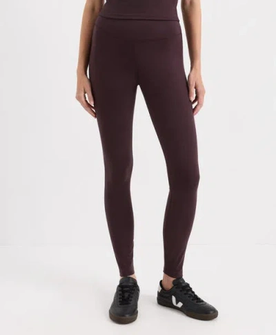 Pact On The Go-to Legging Made With Organic Cotton In Brown