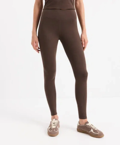 Pact On The Go-to Legging Made With Organic Cotton In Brown